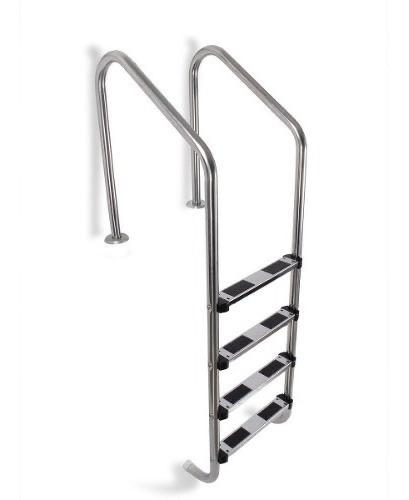 Escalera 4 Peldaños Acero Inoxidable Pro FPAQ166400