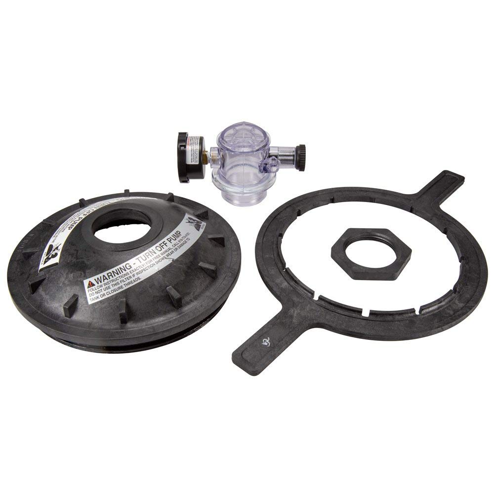 Repuesto Kit de reemplazo de cierre de rosca de contrafuerte negro de 8-1/2 pulgadas Triton filtro de piscina -154856 TR140