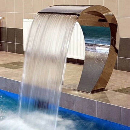  CASCADA ACERO INOXIDABLE CUELLO DE GANZO 50CM 1 1/2" APCAIG50CM