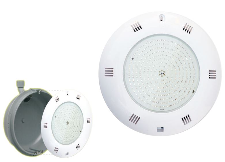 Foco UNIVERSAL Led BLANCO PARCHE HAYWARD 5880WHT 18 WATTS 12 V LUZ PISCINAS-JACUZZIS-FUENTES ULTRAPLANA