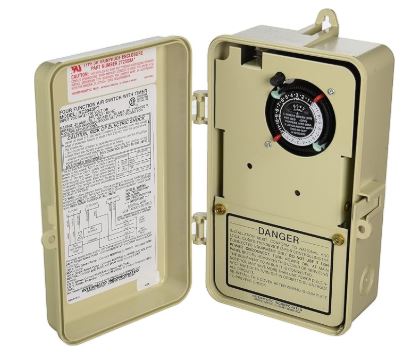 Switch de Encendido Neumático 4 Función-  con TIMER hasta 75 PIES (22M) de distancia RC2343PT INTERMATIC