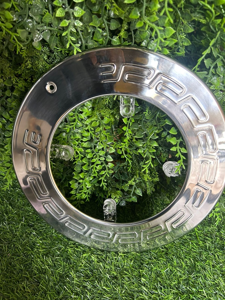 ANILLO DE ACERO INOXIDABLE PARA LAMPARA PLANA DIAM 147mm JACUZZI/SPA INTELLIBRITE PENTAIR