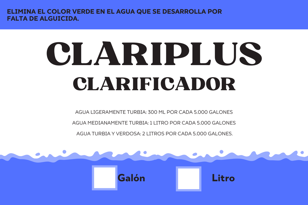 CLARIPLUS clarificador 1 GALON (económico)