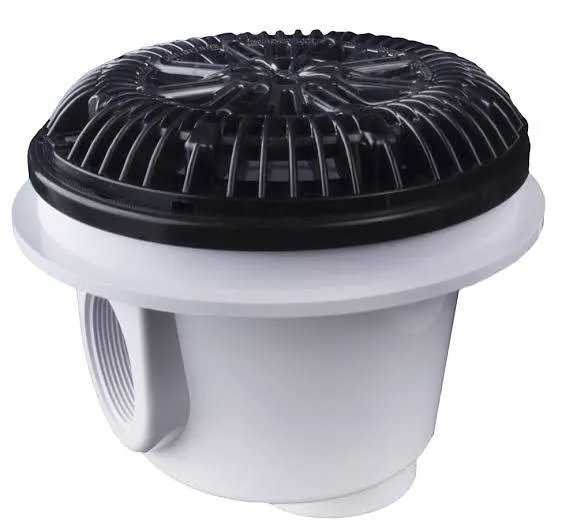 [FP25531-004-00] TAPA DE DRENAJE DE FONDO GALAXY 8PULG, NEGRO