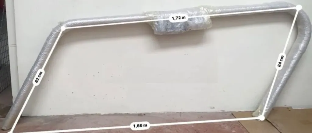 PASAMANOS DE PISCINAS 2 CODOS 172cmx84cm AQPI161300P