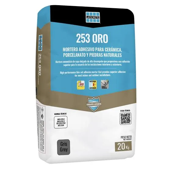 [2080] MORTERO LAT 253 ORO GRIS 20KG