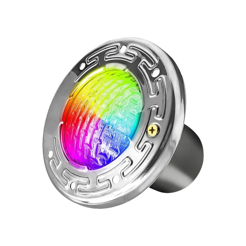 Foco LUZ Spa NICHO COLOR 12V 15W RGBW ACERO INOXIDABLE 50ft (15m) cable CONTROL PENTAIR 17cmx16cm XCH-RF-YC6010-12V-15W-RGBW-50ft