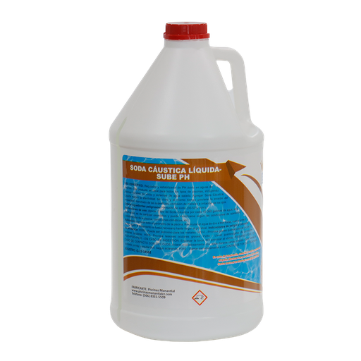 HIDROXIDO DE SODIO LIQUIDO AL 50% 1 Galón (SODA CAUSTICA) PH+
